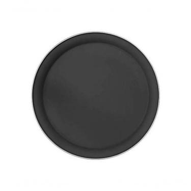 Imagem de Bandeja Redonda Tramontina Service 40cm Em Inox Com Revestimento Interno Antiderrapante