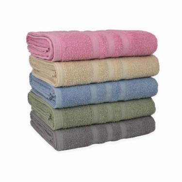 Imagem de Kit com 4 Toalhas de Banho Macia e Felpuda Valência 100 Algodão  70x13