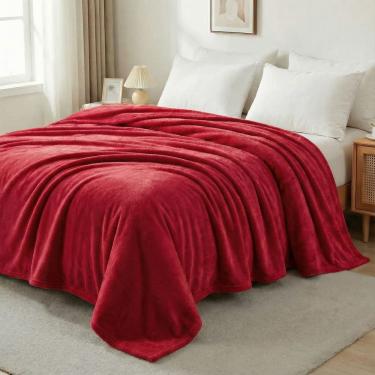 Imagem de Kit 4 Manta Cobertor Casal Microfibra Super Macio Com Conforto Térmico Premium Casa Dona