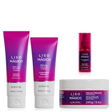 Imagem de Lowell Liso Magico Shampoo, Condicionador, Mascara e Oleo 30ml