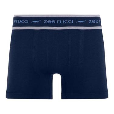 Imagem de Cueca Boxer Sem Costura Navy Zee Rucci, M