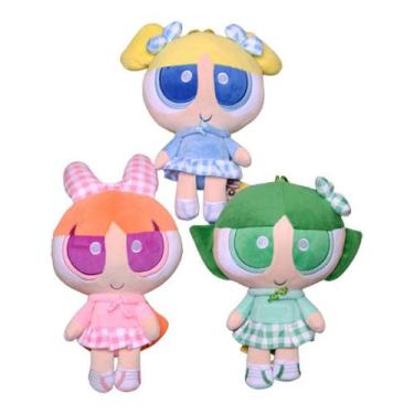 Imagem de Conjunto de brinquedos de pelúcia Flying Girls 23 cm, 3 peças para cri