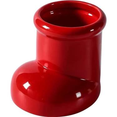 Imagem de Porta-canetas Porta-lápis de cerâmica, organizador de mesa, sapato ver