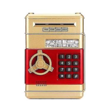 Imagem de Caixa de segurança eletrônica para cofrinhos, caixa de senha ATM para 