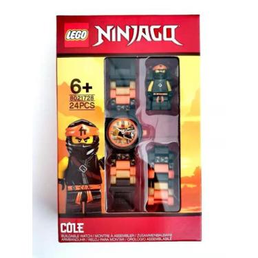 Imagem de Relógio Lego para crianças Ninjago Black Cole, presente de 6 anos ou m