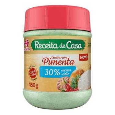 Imagem de Tempero em Pasta Caseiro Com Pimenta Menos Sódio Receita da Casa 450g 