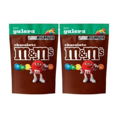 Imagem de 2 Pacotes Chocolate Mms 132g Escolha o Sabor - M&M'S, Ao Leite