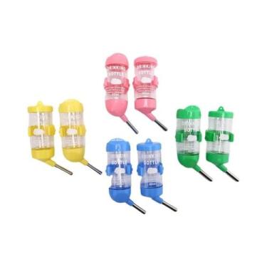 Imagem de Garrafa De Água Plástica Suspensa De 80ml Para Hamsters E Cães, Dispen