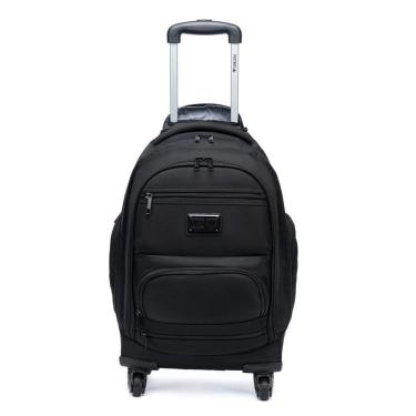 Imagem de Mochila de Rodinha Cavalera Masculina Adulto Reforçada Executiva 36 Litros-Masculino