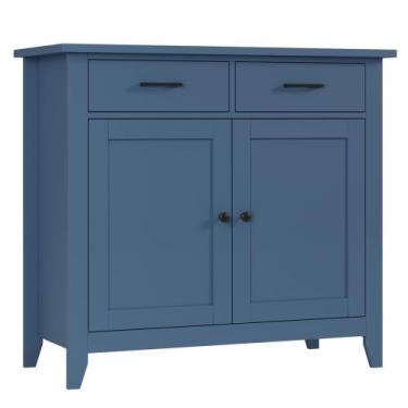 Imagem de Armário de armazenamento para cozinha HORSTORS azul 91x40x82 cm