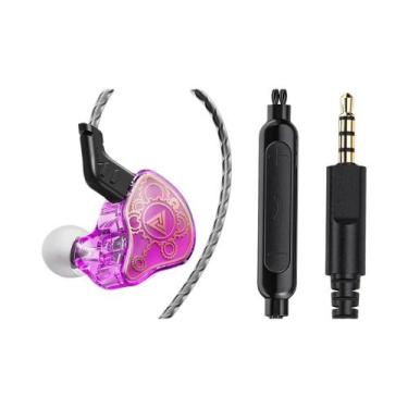Imagem de Fones De Ouvido HiFi 3D Estéreo Com Fio QKZ Hi7T, Earbuds Intra-auricu