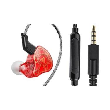 Imagem de Fones De Ouvido HiFi 3D Estéreo Com Fio QKZ Hi7T, Earbuds Intra-auricu