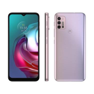 Imagem de Smartphone Motorola Moto G30 128GB White Lilac 4G - 4GB RAM Tela 6,5 C