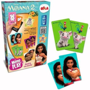 Imagem de Jogo da Memoria Moana 2 O Filme Memo Play Disney - Elka