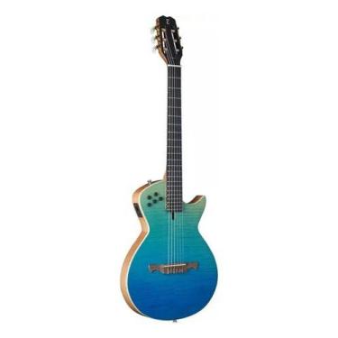 Imagem de Violão Aço Eletrico Tagima Modena I St Tblf Blue Fade