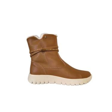 Imagem de Piccadilly Tenis Botinha Feminino Forrado de Lã Ref. 950056 -, Mascavo