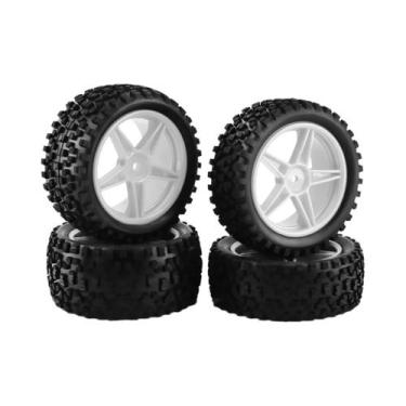 Imagem de Pneus Off-Road De 87mm Para Carros RC Wltoys 144001 144010 124007 1240