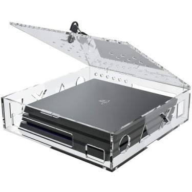 Imagem de Caixa de Acrílico com Trava Skywin para Consoles PlayStation PS4