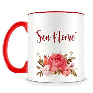 Imagem de Caneca Personalizada Flores Mod.3 (com Nome)