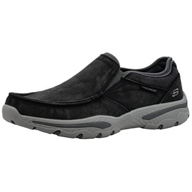 Imagem de Skechers Ajuste relaxado masculino - Creston-Moseco, Preto/cinza, 44