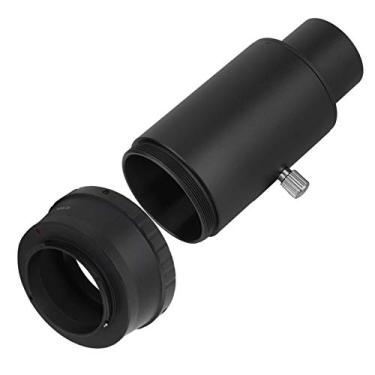 Imagem de PUSOKEI Adaptador de lente de telescópio astronômico de 3,17 cm, tubo de extensão de câmera fixa de 3,17 cm, adaptador de lente de fotografia M4/3 T2 para M4/3 para telescópio astronômico