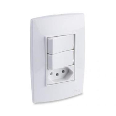 Imagem de Conjunto com 2 Interruptores E Uma Tomada Force Line