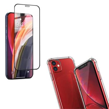 Imagem de Kit Capinha Case Celular + Película Vidro 3D Compatível iPhone 12