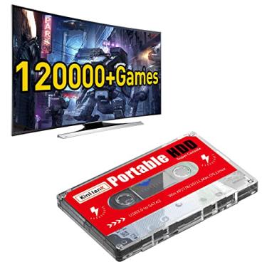 Imagem de Kinhank Game Drive de 2 TB, USB 3.0, mais de 12.0000 jogos, disco rígido externo compatível com Mac OS/Linux/Windows XP/7/8/10/11, HDD portátil
