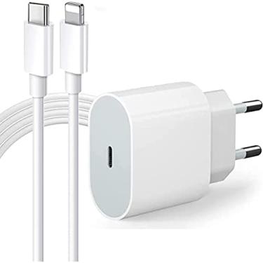 Imagem de Carregador Compatível Para IPhone 20W USB-C Adaptador