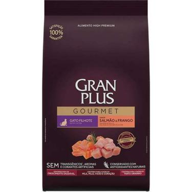 Imagem de Ração Seca GranPlus Gourmet Salmão & Frango para Gatos Filhotes - 3 Kg