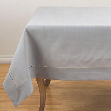 Imagem de SARO LIFESTYLE Toalha de mesa Rochester Collection, 183 cm, cinza