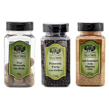 Imagem de Noz Moscada em Bola, Pimenta Preta em Grãos, Sal Gourmet com Páprica