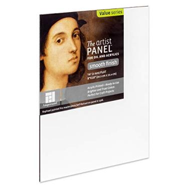 Imagem de Ampersand Art Supply Painel de pintura de artista Wood Gesso: Primed Smooth, 20,32 x 25,4 cm, perfil plano de 1/8"