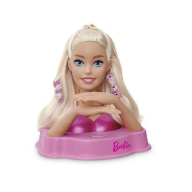 Imagem de Boneca Barbie Busto Fala 12 Frases Com Acessórios Brinquedo 1291 Matte