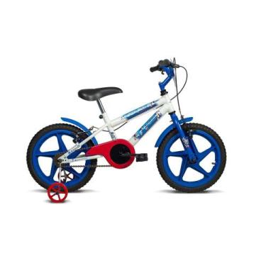 Imagem de Bicicleta Infantil Aro 16 Sonic Verden - Branco/Azul - Verden Bikes