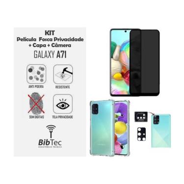 Imagem de Kit Capinha + Película Privativa Fosca + Película Câmera Samsung Galax