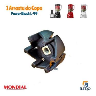 Imagem de Arraste do Copo Liquidificador Mondial Turbo Power L99