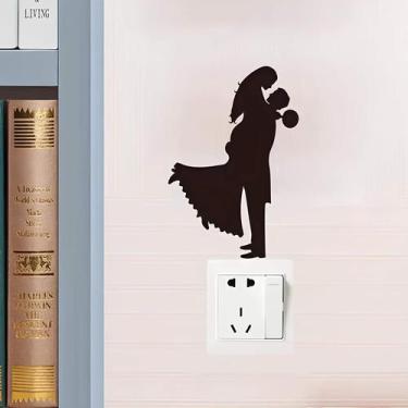 Imagem de Adesivo de Interruptor Casal Romantico - Lojinha da Luc Adesivos