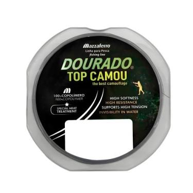 Imagem de Linha de Pesca Monofilamento Dourado Top Camou 300m - Mazzaferro, 0.45