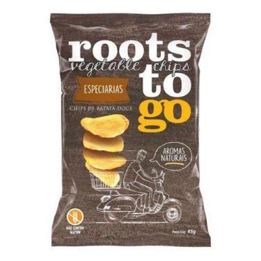 Imagem de Kit Com 4 Chips De Batata Doce E Especiarias 45g Roots To Go