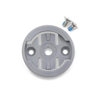 Imagem de JRC Components Inserção de montagem de computador compatível com Wahoo, polímero durável, interruptor fácil para dispositivos GPS, inclui parafusos de fixação