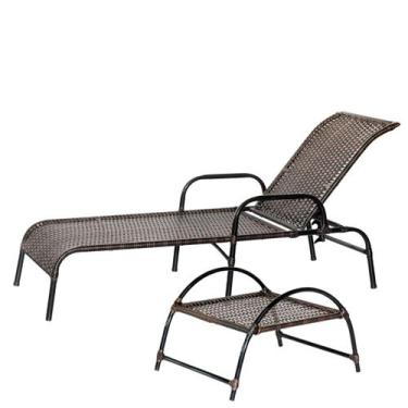 Imagem de Jogo de Espreguiçadeira Catar com Mesa de Centro para Piscina - Coage 