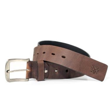 Imagem de Cinto Masculino Em Couro Legitimo 4cm Largura De Qualidade Envio Imedi