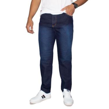 Imagem de Calça Jeans Masculina Tradicional Reta - Almix, 42, Médio
