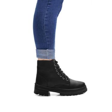 Imagem de Bota Feminina Tratorada Coturno Moda Casual Atemporal Dia a Dia Design