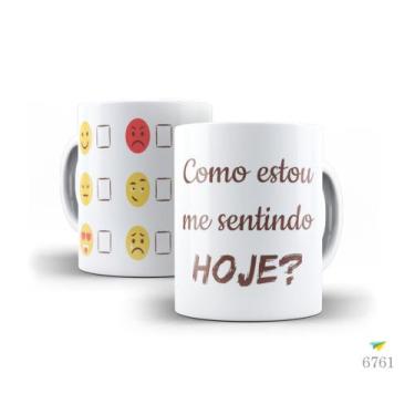 Imagem de Caneca Emoji, Como estou me sentindo hoje - Live