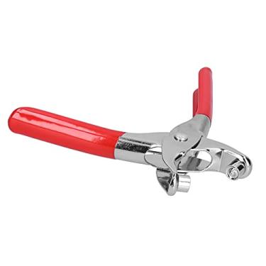 Imagem de Conjunto de Alicates Com Alça de Imersão de Plástico Chapeado H e Vermelho, Ferramenta de 6 Polegadas para Instalação - Inclui 00 Peças de Rebites | Perfurador e Ferramenta