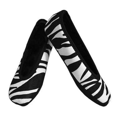 Imagem de Nufoot Sapatilha de balé, zebra branca