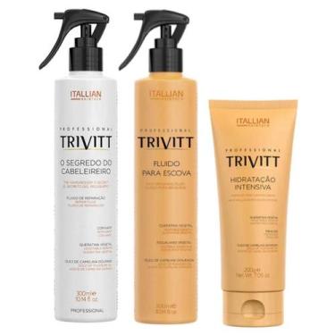 Imagem de Kit Trivitt Hidratação 200g + Segredo 300ml + Fluido 300ml - Itallian 