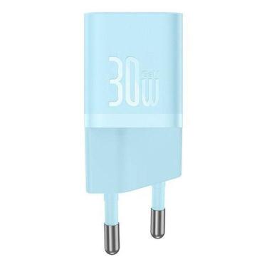Imagem de Carregador Turbo Baseus 30w Usb-c Gan5 Compacto, Azul